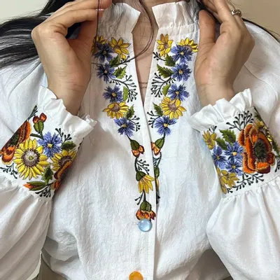 Prêt-à-porter - Blouse Sunflower Garden - DASTHAA