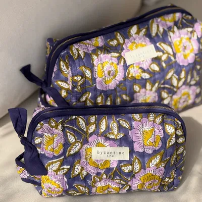 Sacs et cabas - Petite trousse de toilette - N°113 Bleu - BYZANTINE