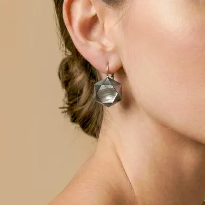 Jewelry - Faceted french hook earrings - Vendome - NATURE BIJOUX