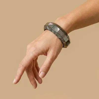 Jewelry - Faceted rigid bracelet size M - Vendome - NATURE BIJOUX