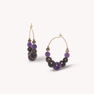 Jewelry - Simple creoles earrings - Belle De Nuit - NATURE BIJOUX