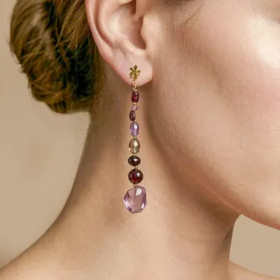Jewelry - Long post earrings - Belle De Nuit - NATURE BIJOUX