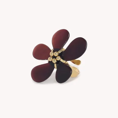Jewelry - Adjutable black pen ring - Belle De Nuit - NATURE BIJOUX