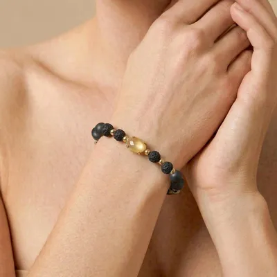 Jewelry - Round beads stretch bracelet - Kinshasa - NATURE BIJOUX