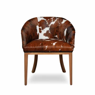 Chaises - Girona Essence Cow leather | Chaise en cuir - CREARTE COLLECTIONS