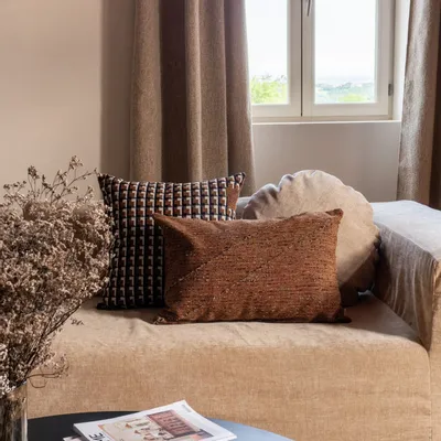 Cushions - MILTON - Reversible cushion cover, 40x60cm - ÂM PHILO- BED AND PHILOSOPHY