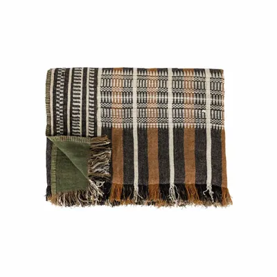 Cushions - MALO - Striped linen and cotton throw, 140x200cm - ÂM PHILO- BED AND PHILOSOPHY