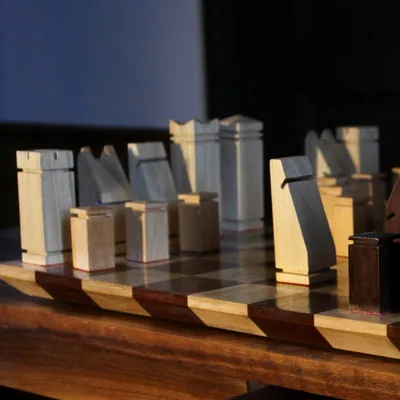 Unique pieces - X-Large-Format Chess Set - LES ATELIERS VAU FONTAINE