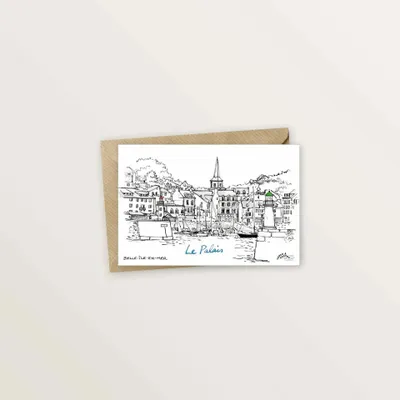Carterie - Carte postale de Belle-Ile - Le Palais - TABLE À CARTES