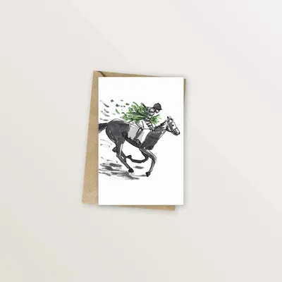 Carterie - Carte d'anniversaire - Cavalier - TABLE À CARTES
