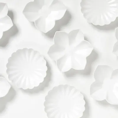 Platter and bowls - Flower dishes 3type - MUJAGI