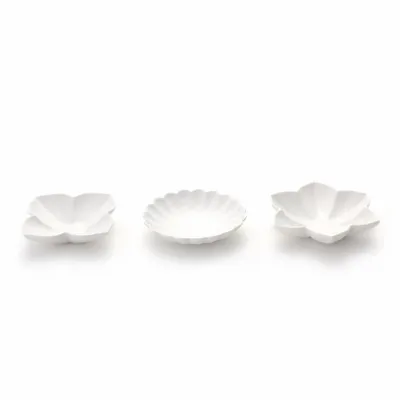 Platter and bowls - Flower dishes 3type - MUJAGI
