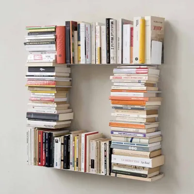 Objets de décoration - Bibliothèque design - Carrée - TEEBOOKS