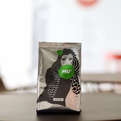 Café et thé - Caffè PIU' Deca moulu 250 gr - CAFFÈ PIU'