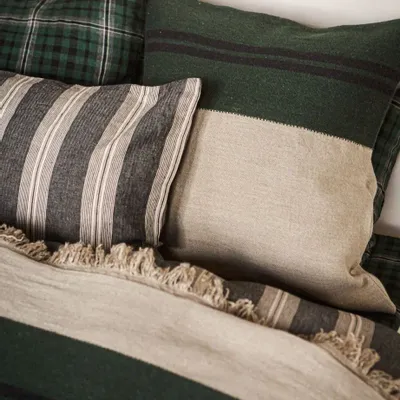 Plaids - Omaha Stripe couverture décorative, housse coussin déco & plaid - LIBECO HOME