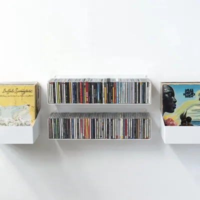 Objets de décoration - Bibliothèque musicale MILES - Cds et Vinyles - TEEBOOKS