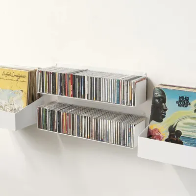 Objets de décoration - Bibliothèque musicale MILES - Cds et Vinyles - TEEBOOKS