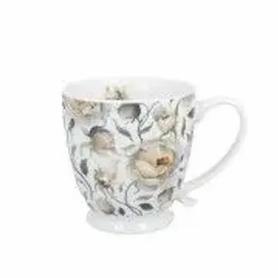 Objets de décoration - footed mug English rose white - KARENA INTERNATIONAL