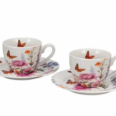 Objets de décoration - set of 2 espresso cups Summer - KARENA INTERNATIONAL