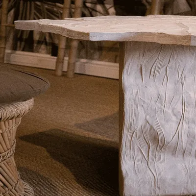 Sculptures, statuettes and miniatures - Coffee table " Rooted fragment " - ATELIER MATHILDE FAUCARD