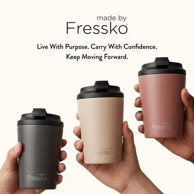 Mugs - Camino 340ml/12oz, Reusable Ceramic Cup - MADE BY FRESSKO