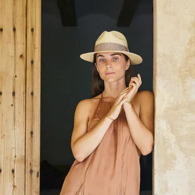 Chapeaux - Hathaway Rose Panama Fedora - PACHACUTI