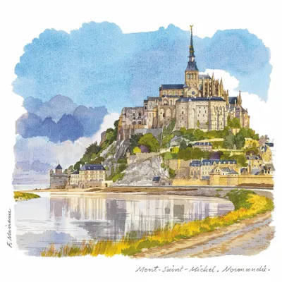 Carterie - CARTE POSTALE REGIONALE AQUARELLE FABRICE MOIREAU - PHENICIA