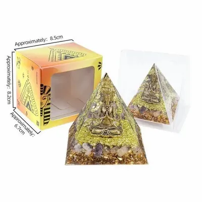 Jewelry - Orgonite Pyramid Shiva + Amethyst - ARABESK