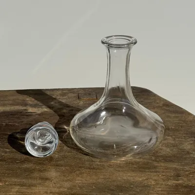 Carafes - Carafe à décanter vintage à bouchon plat H24 - OFFICE OBJETS