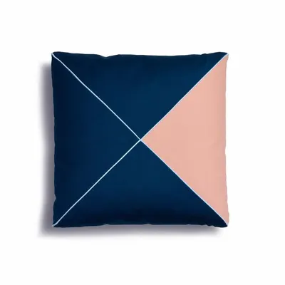 Coussins textile - Dawn 5 — Shell Pink / Ocean / Light Blue, 40×40 cm - SOFEN