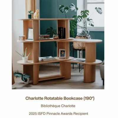 Office design and planning - Charlotte Bookcase - HÉVÉA HOUSE