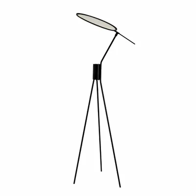 Floor lamps - Black steel floor lamp - ANGEL CERDÁ
