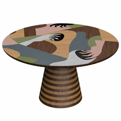 Dining Tables - Kol Aj Dining Table Handmade by Malabar - MALABAR