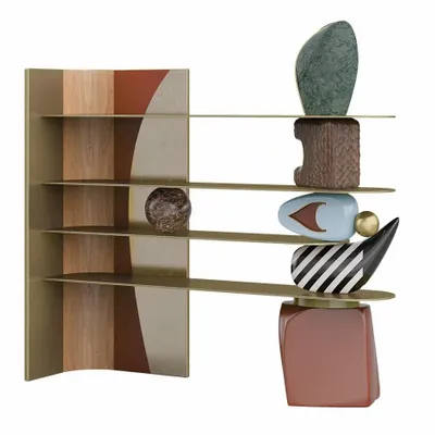 Bookshelves - Echoes Bookshelf Handmade in Portugal by Malabar - MALABAR