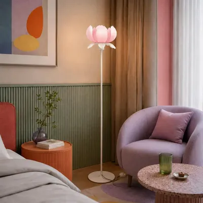 Floor lamps - Lotus floor lamp - ANCA FETCU STUDIO