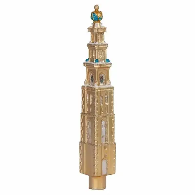 Autres décorations de Noël - The Westertoren matte gold - DE BALLEN UIT BV
