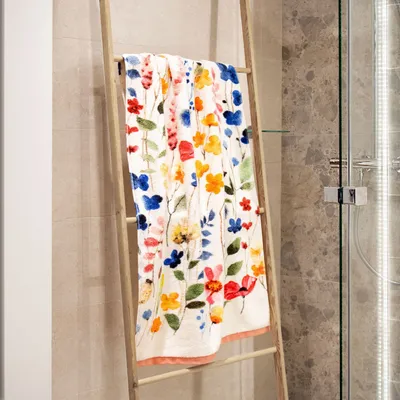 Serviettes de bain - Serviette MEADOW 100 % coton biologique certifié GOTS - ZWOLTEX - POLISH TOWEL FACTORY