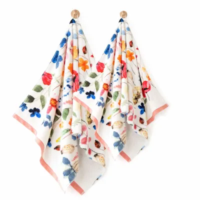 Serviettes de bain - Serviette MEADOW 100 % coton biologique certifié GOTS - ZWOLTEX - POLISH TOWEL FACTORY