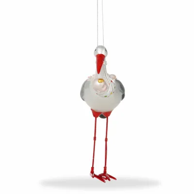 Other Christmas decorations - Stork with baby - DE BALLEN UIT BV