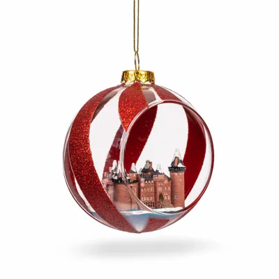 Other Christmas decorations - Castle De Haar open ornament red - DE BALLEN UIT BV