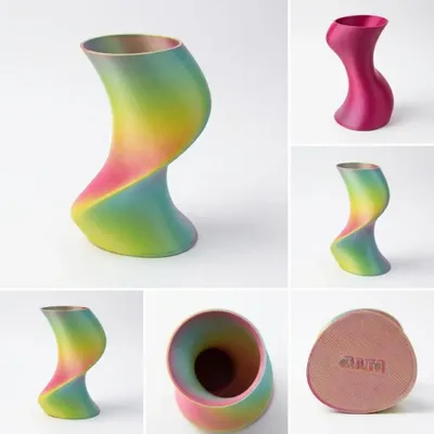 Vases - Vase "BAILE", TROPICAL (lime|pink|turquoise) - AUURA