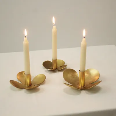 Unique pieces - Clover candle holders - ADÈLE GOULET