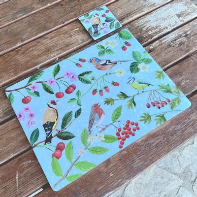 Placemats - Placemat - European Songbirds - ZOOH