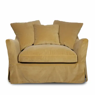 Chairs for hospitalities & contracts - Ascot Cushion Loveseat | Armchair - CREARTE COLLECTIONS