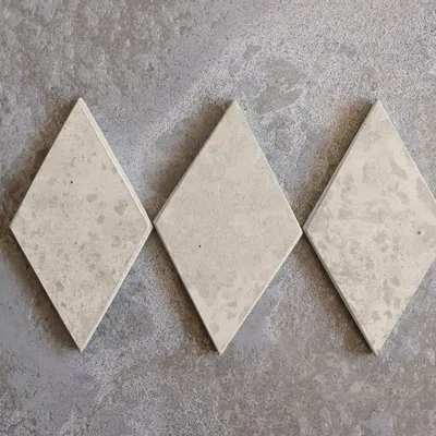 Coffee tables - RHOMB TILE - WOLKBERG CASTING STUDIOS