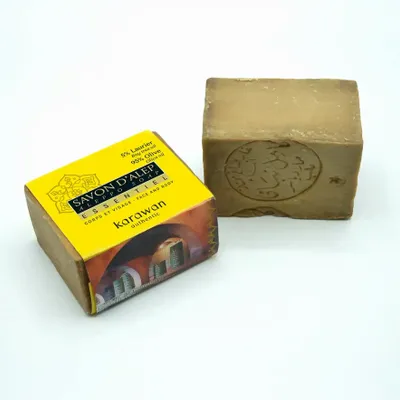 Savons - SAVON D'ALEP ESSENTIEL - OLIVE 95% & LAURIER 5% - PAR 24 - KARAWAN AUTHENTIC