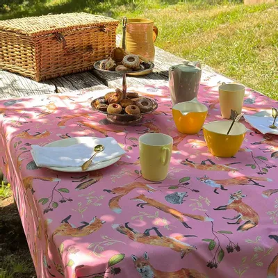 Linge de table textile - Nappe Renards - ZOOH