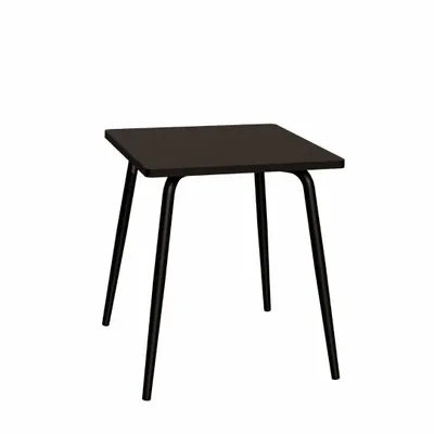 Dining Tables - Vera square laminated formica retro table - 70x70cm - LES GAMBETTES