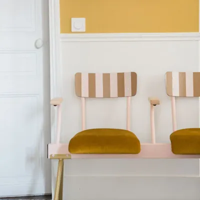 Benches - Anouk 2 to 3 seater waiting retro bench - LES GAMBETTES