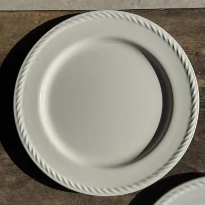 Assiettes au quotidien - Lot de 3 grandes assiettes blanches classiques D24,5 - OFFICE OBJETS